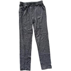GAP kids gray sparkle leggings size 6-7 small